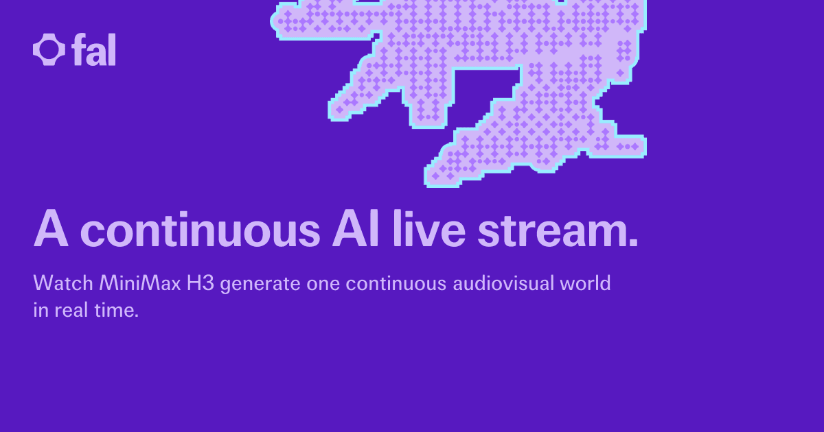 fal.live AI live channel preview